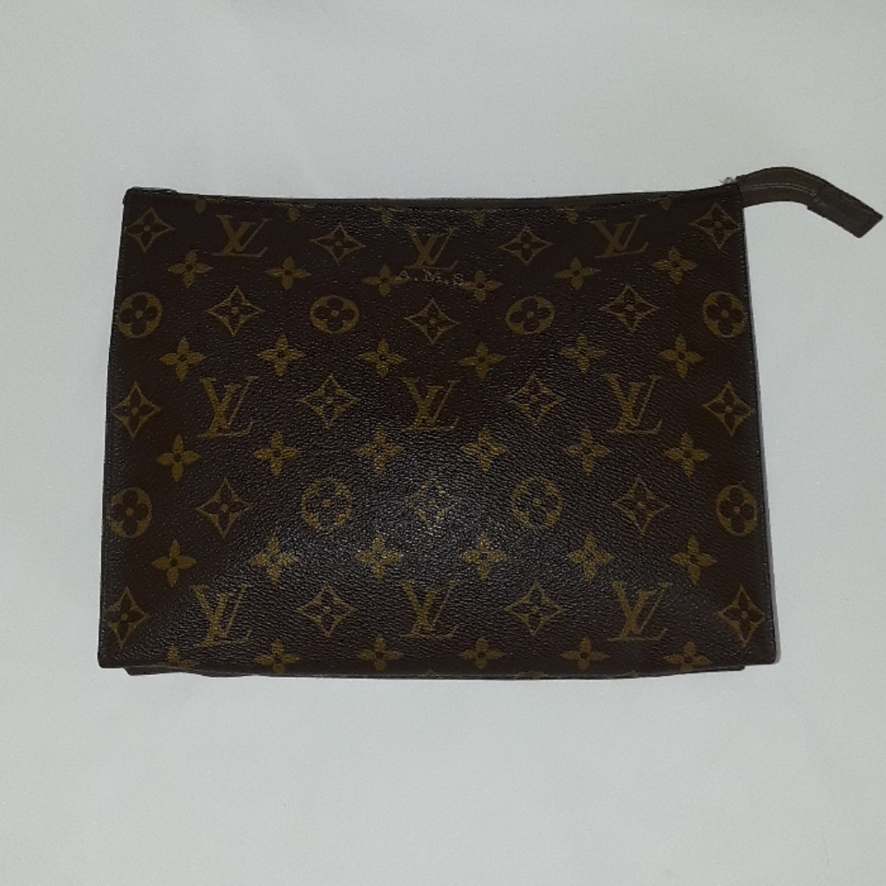 Louis Vuitton Brown Monogram Cosmetic Pouch
